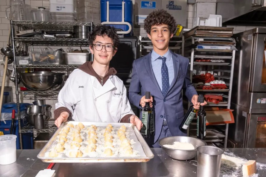 Teen chef whips up duck confit to benefit kids with cancer