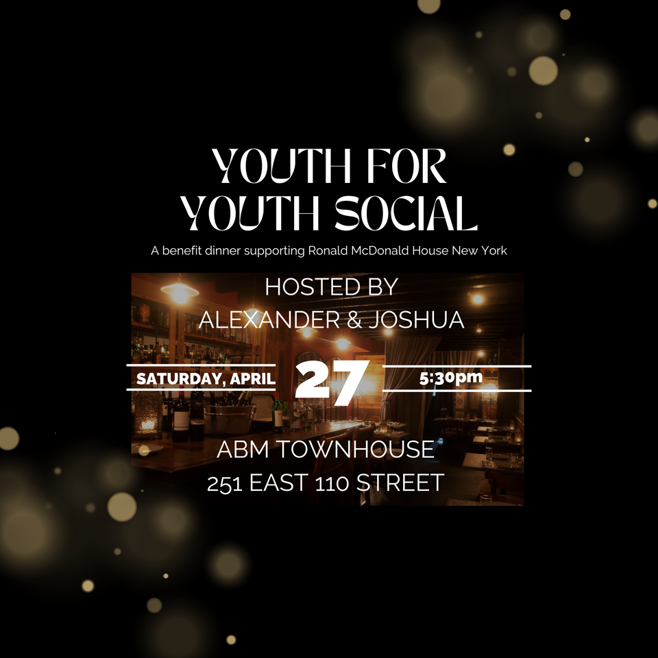 Youth for Youth Benefit Dinner