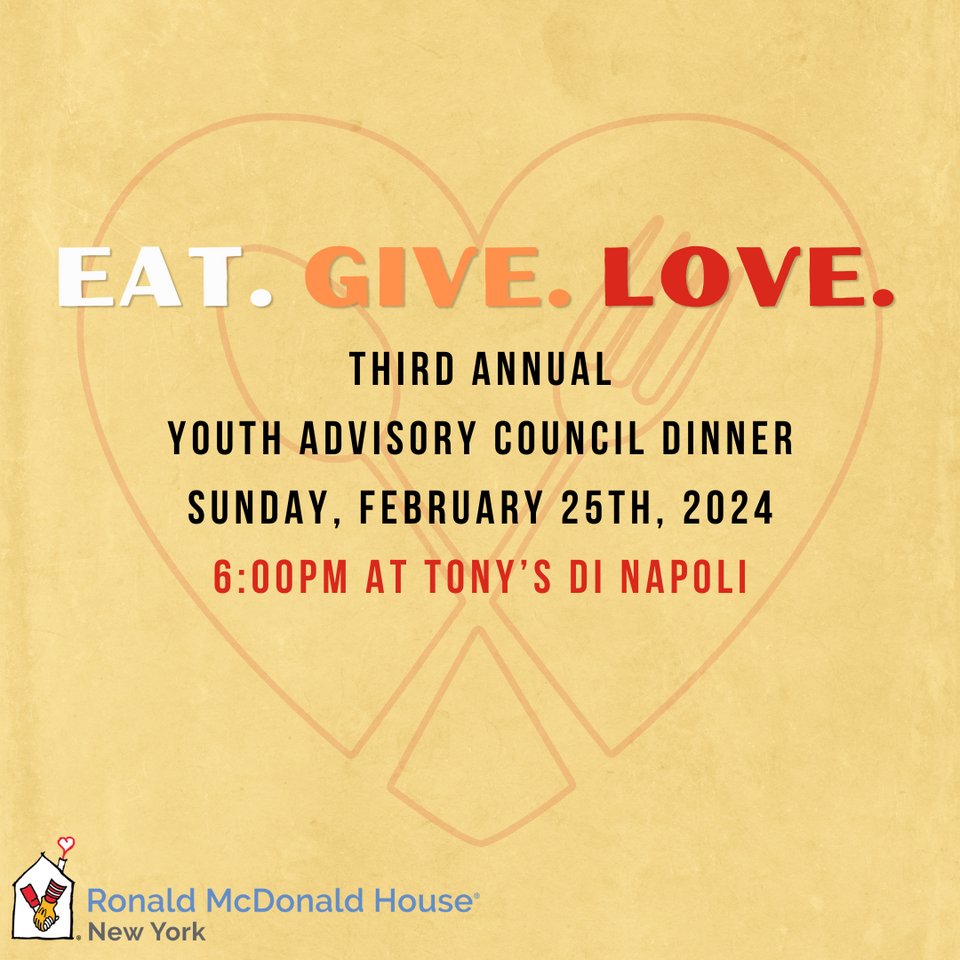 Give. Eat. Love YAC Dinner