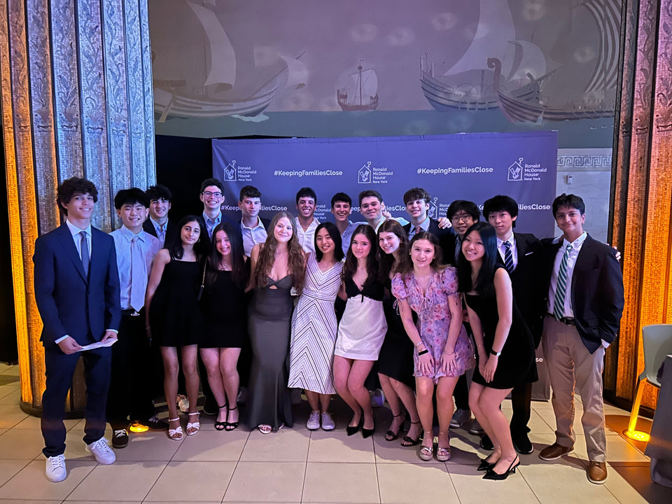 Ronald McDonald House New York's youth Advisory Council pose for a picture at the Youth 4 youth Social where all proceeds went to the House.