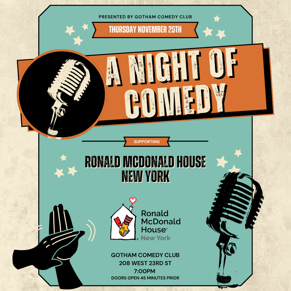 A Night of Comedy to Benefit Ronald McDonald House New York