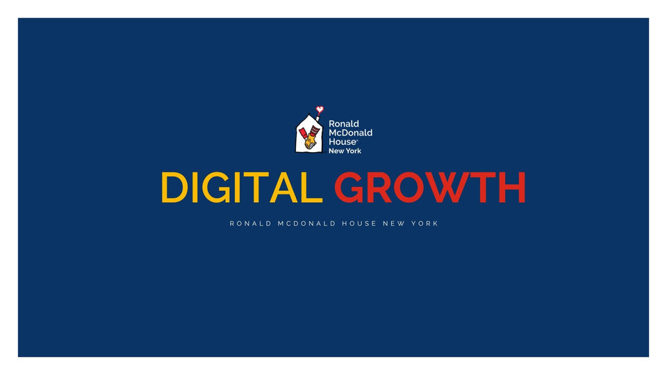 Digital Growth Graphic for Ronald McDonald House New York for Elizabeth Saavera to the Notable Leaders in Healthcare Technology from Crain's Business 2025