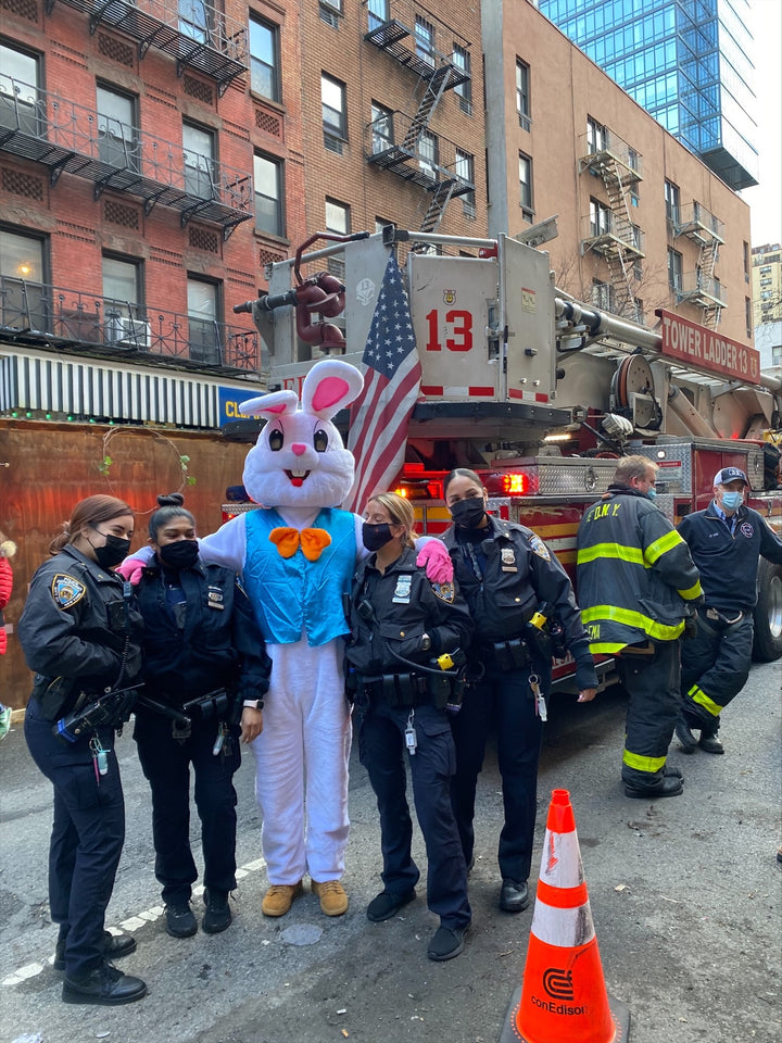 Easter Bunny Visits Pediatric Cancer Patients
