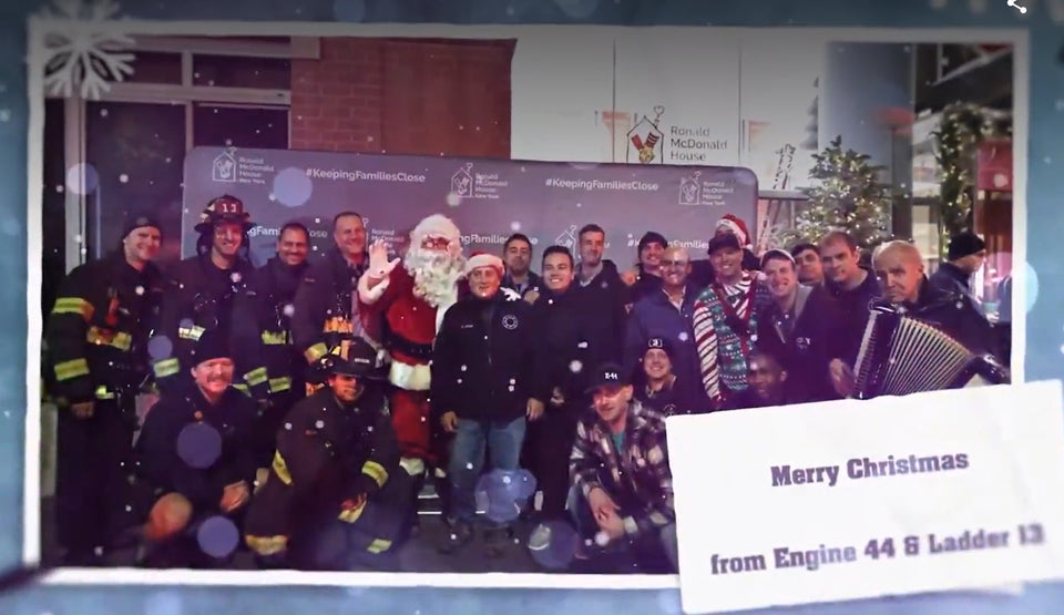 FDNY and NYPD bring Santa and gifts to Ronald McDonald House in NYC on Pix 11
