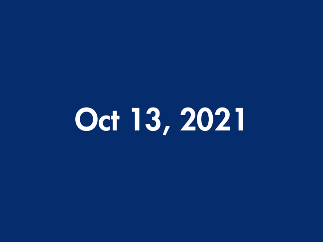 Wednesday, October 13, 2021