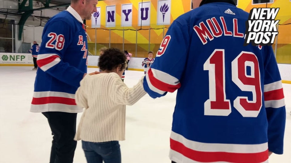 10-year-old cancer survivor becomes honorary member of the New York Rangers