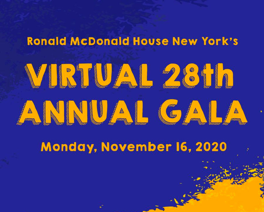 Ronald McDonald House New York to Host 28th Annual Gala Virtually