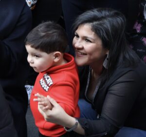 Marie and Matteo at the House