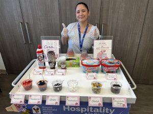 Grethel Ramos as a volunteer now a member of the Community Health team.
