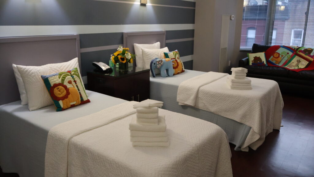 A bedroom family ready at RMH-NY