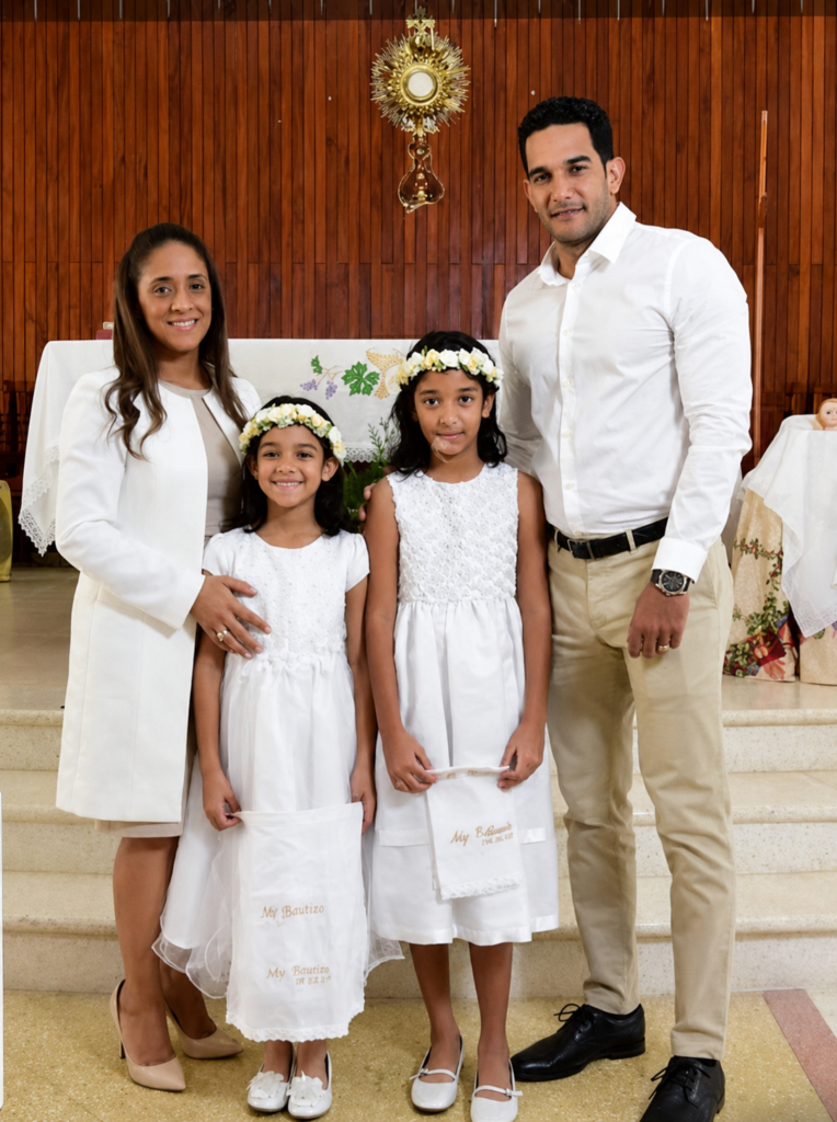 Juan and his Family before