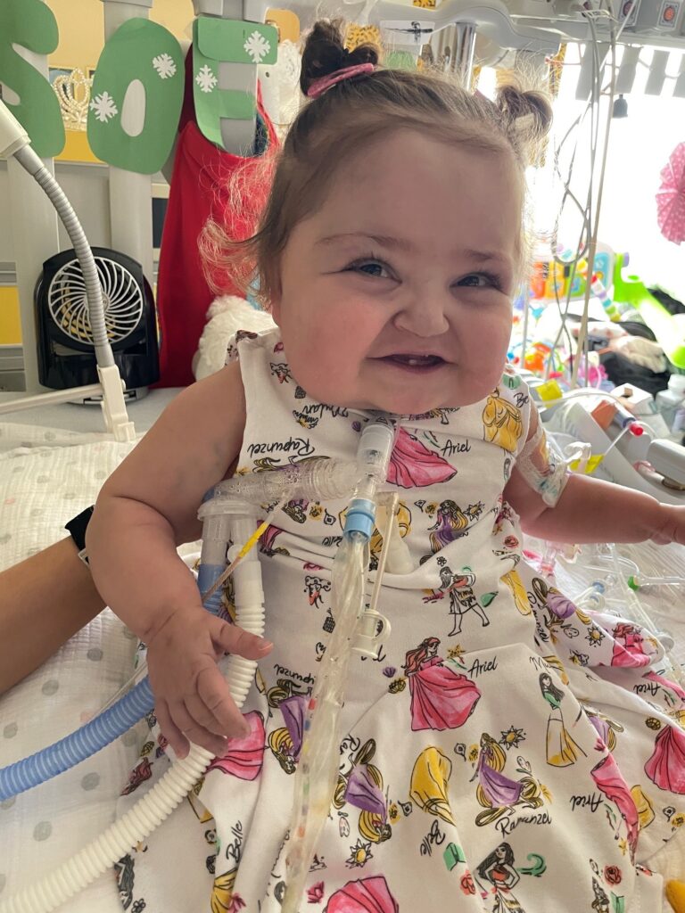 Sofia as a little girl