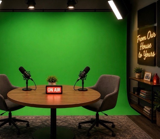A new podcast studio in the Hangout Hub at RMH-NY