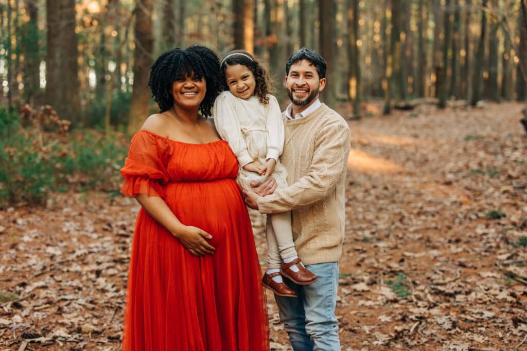 Alessia and mom and Dead in the woods