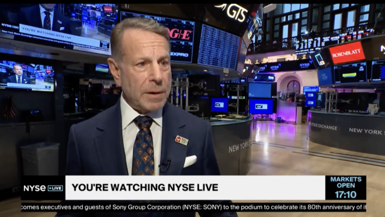 Benzinger Still Frame own NYSE TV